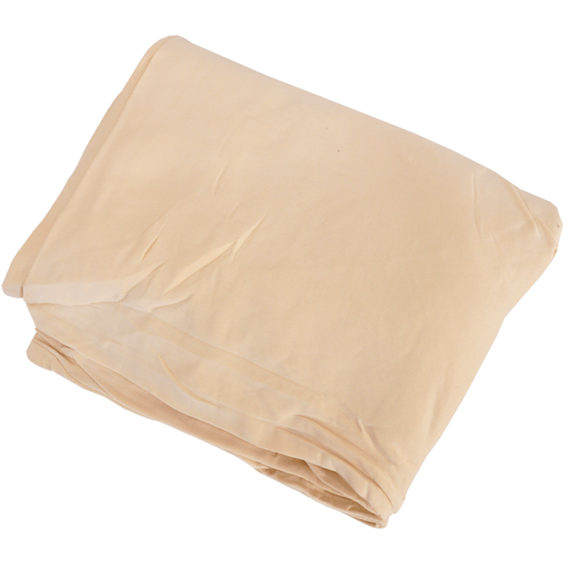 Set 6 huse pentru scaune, bej, din spandex, cu elastic, 90 x 35 cm